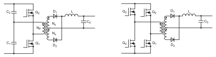 图 3：半桥和全桥拓扑